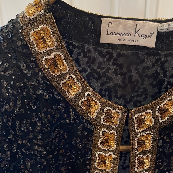 Vintage Laurence Kazar sequin jacket - Picture 4 of 8